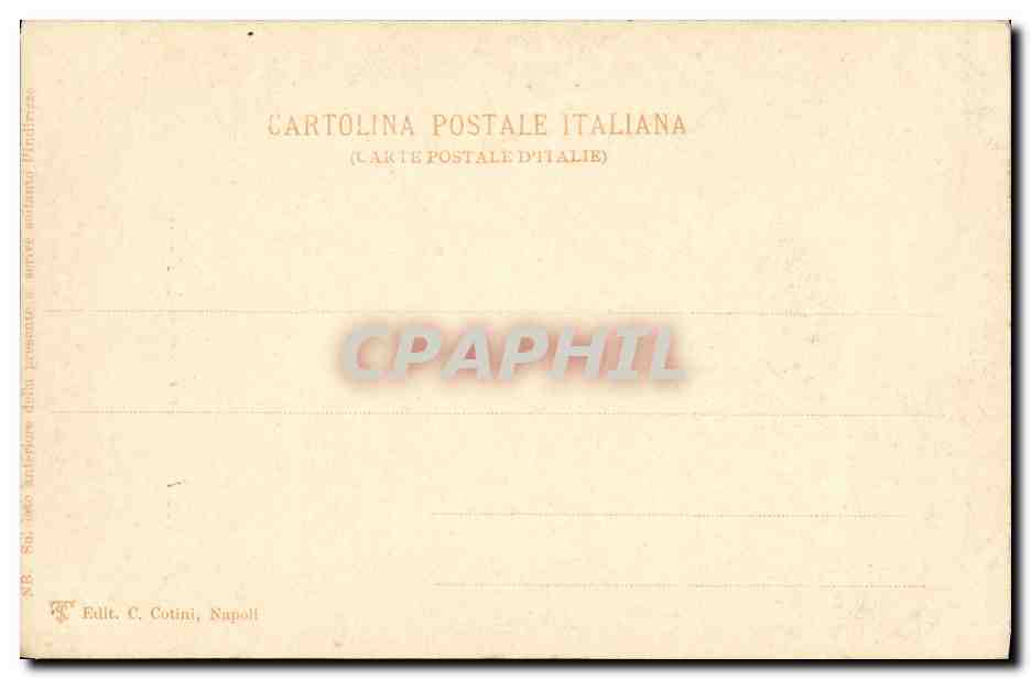 CPA Pozzuoli Sotterronce dell Anfiteatre — Rückseite