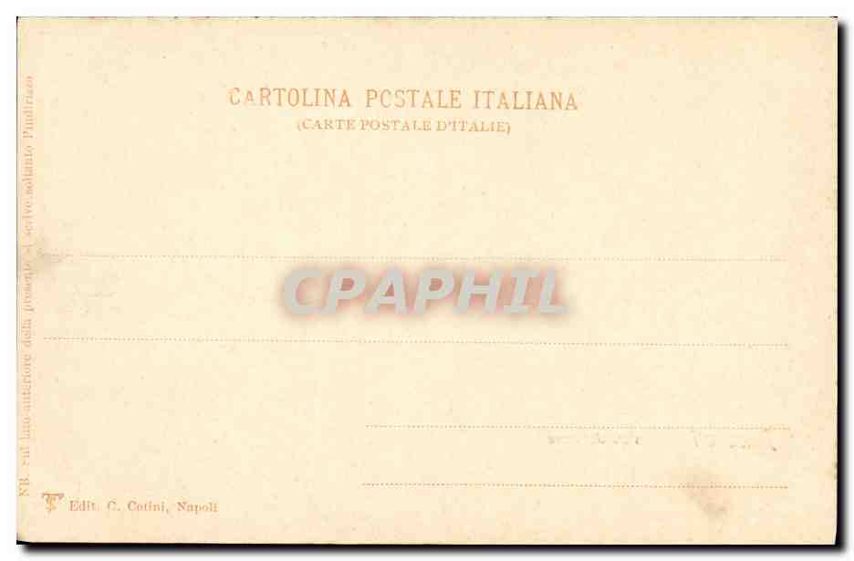 CPA Pozzuoli Vista dal Mare — Rückseite