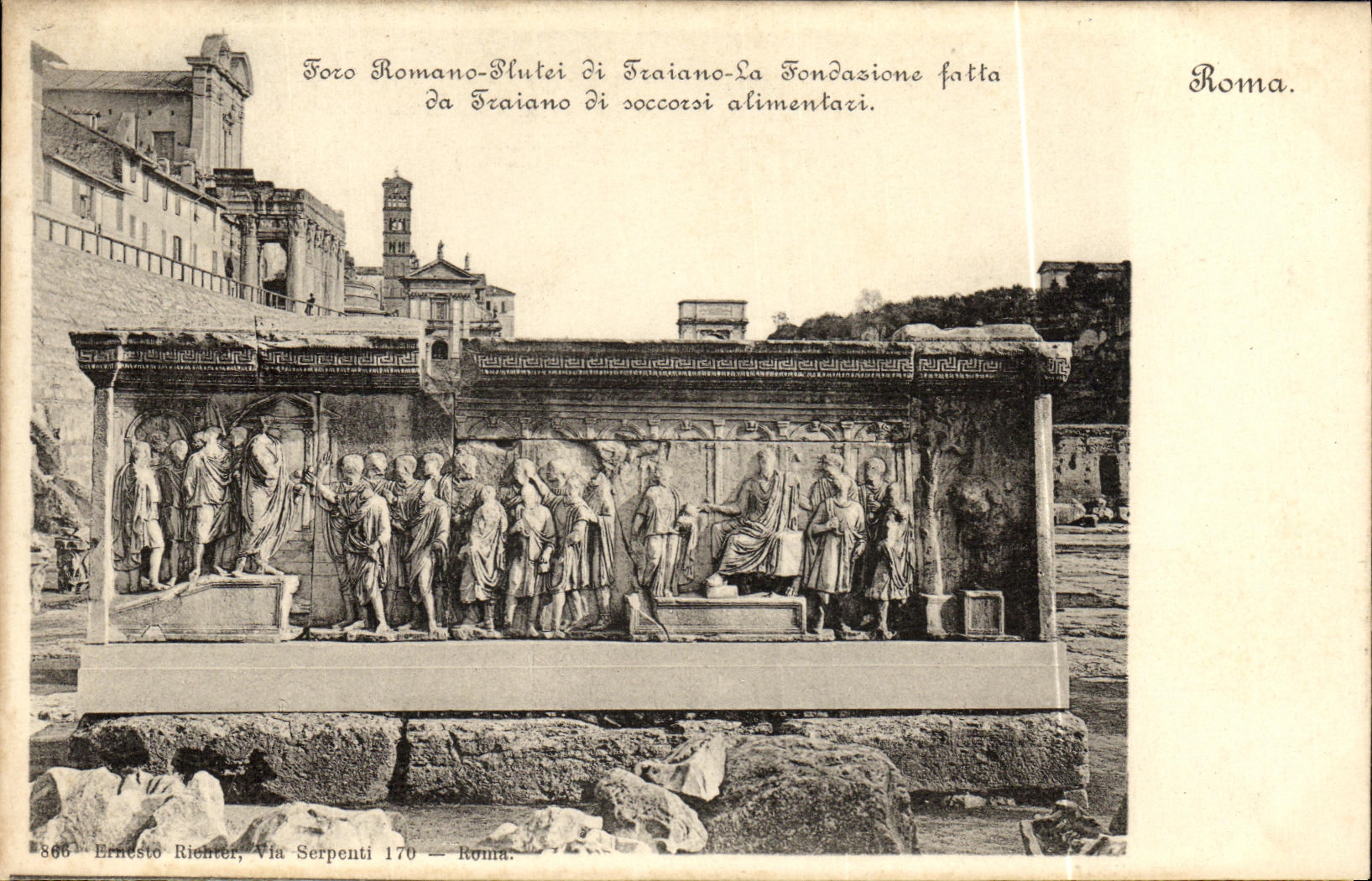 CPA Roma Foro Romano Flutei Fraiano La Fondasione Fatta