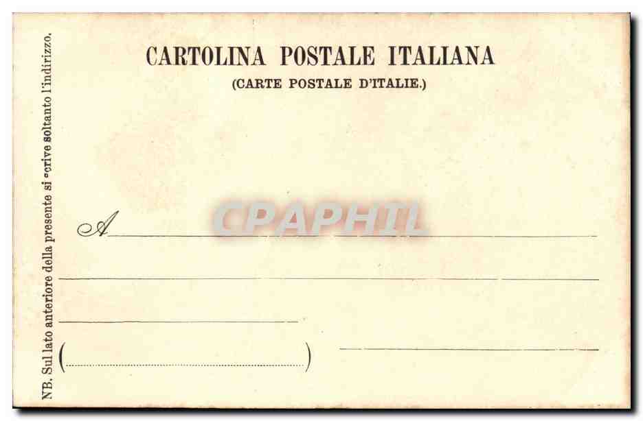 CPA Roma Foro Romano Flutei Fraiano La Fondasione Fatta — Rückseite