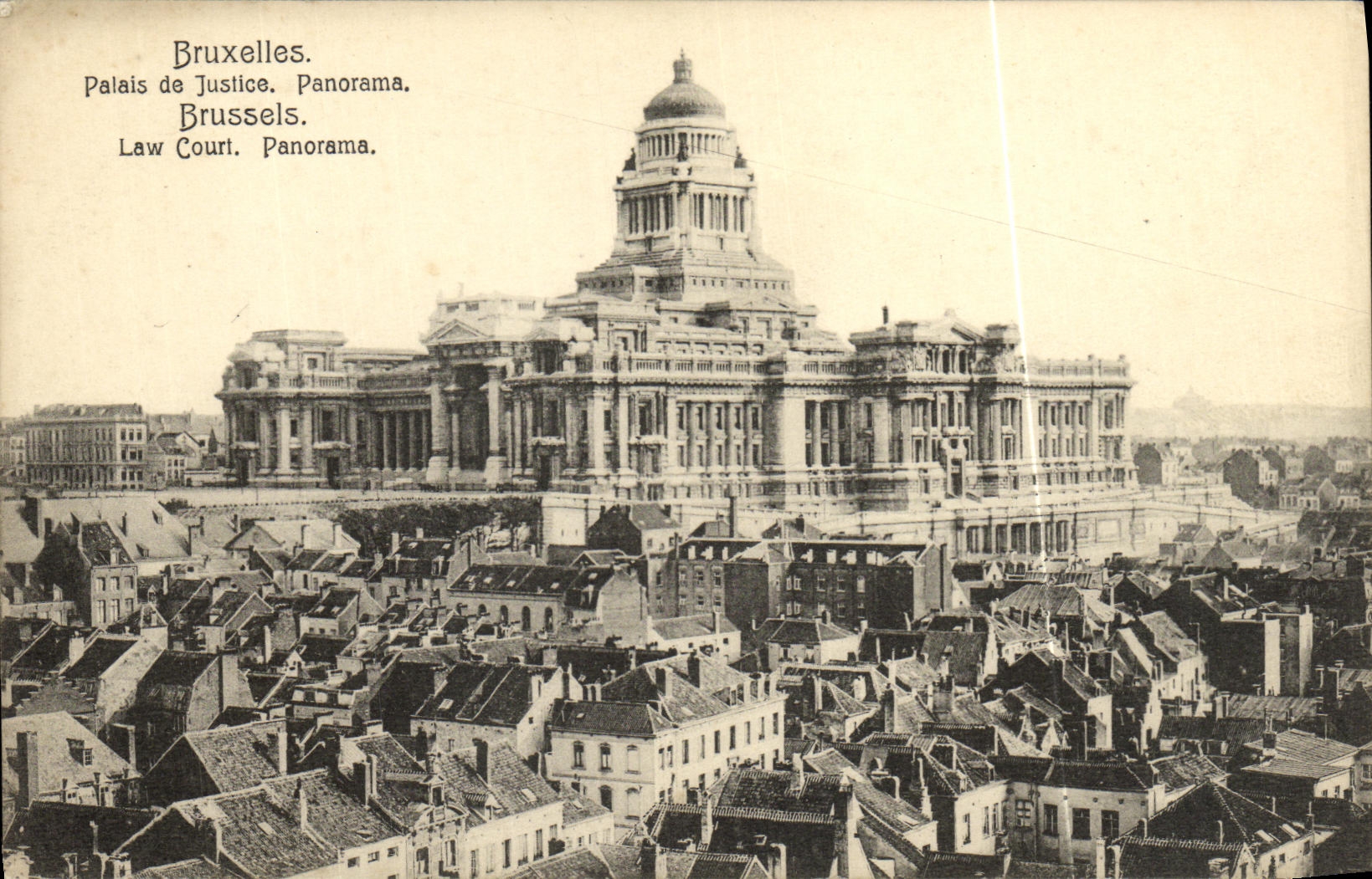 CPA Bruxelles Palais de Justice Panorama