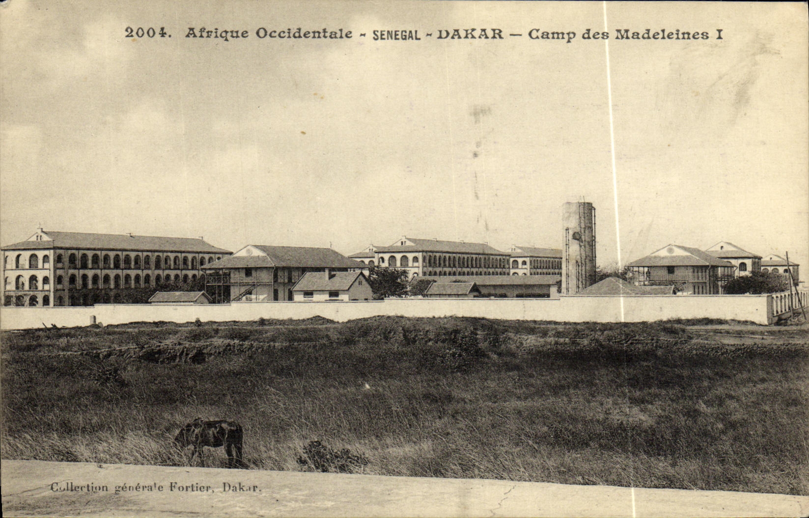 CPA Afrique Occidentale Senegal Dakar Camp Des Madeleines