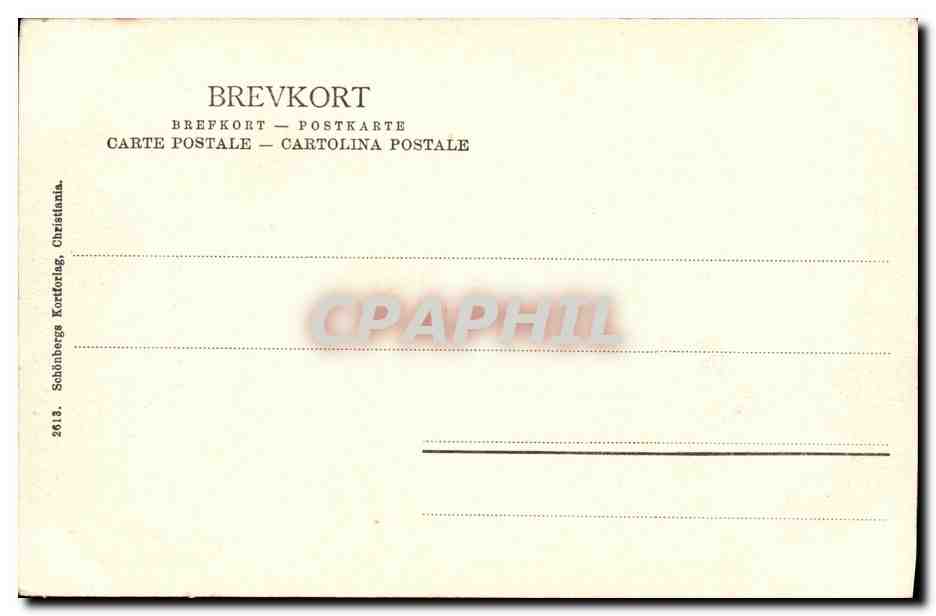 CPA Paa Filleffeld — Rückseite