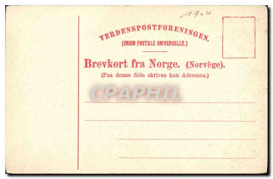 CPA Munkegaden Med Stiftsgaarden — Verso