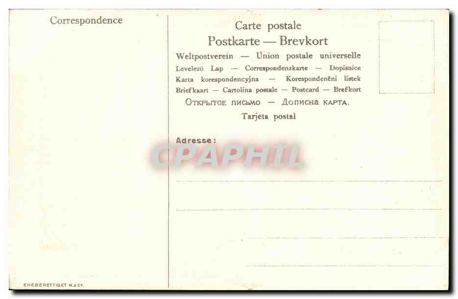 CPA Souverains  — Verso