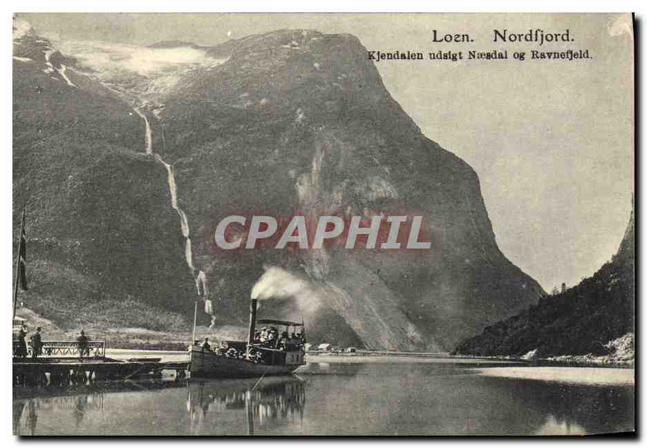 CPA Loen Nordfjord Bateau