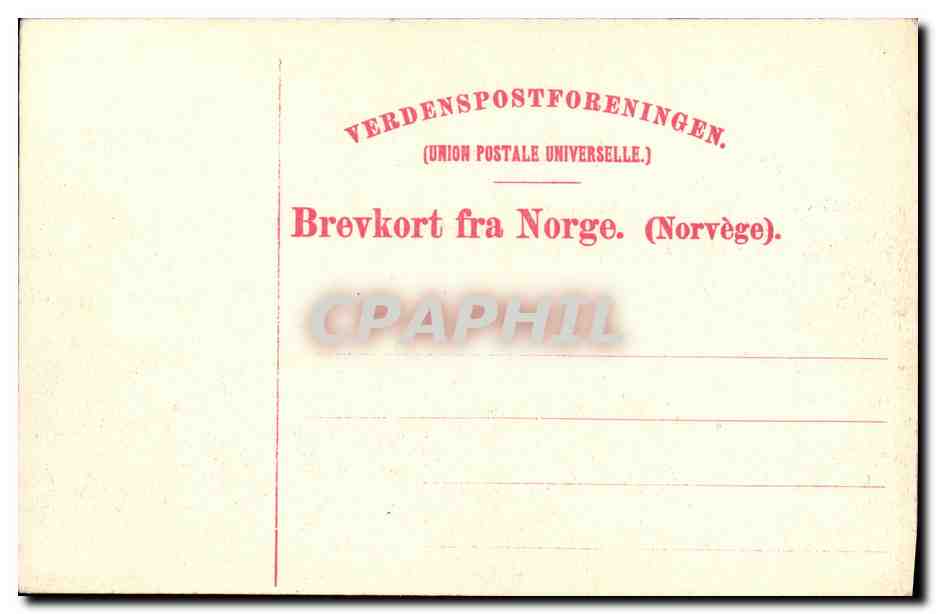CPA Lyngenfjord Norge — Verso