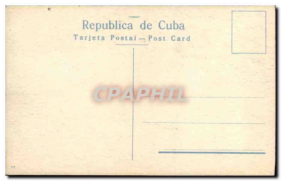 CPA Cuba Habana Residence at Prade — Back