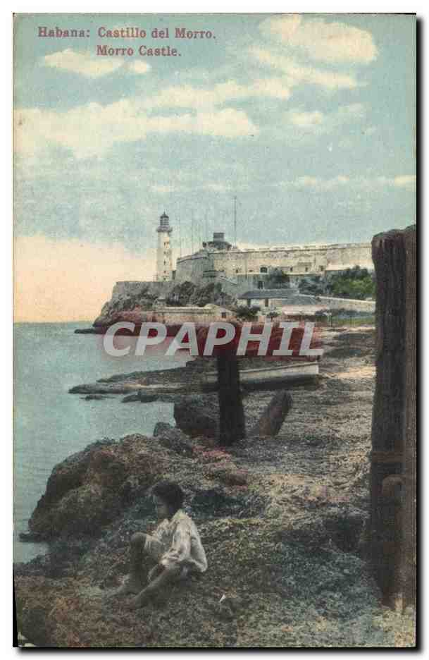 CPA Habana Castillo del Morro Cuba Enfant