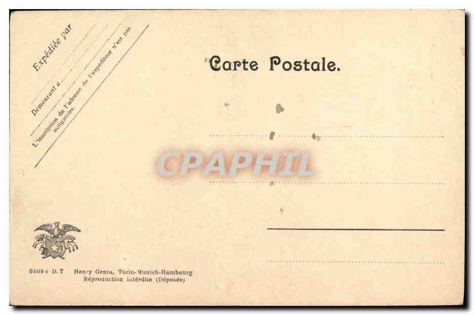 CPA Souvenir du Simplon Ancien hospice — Rückseite