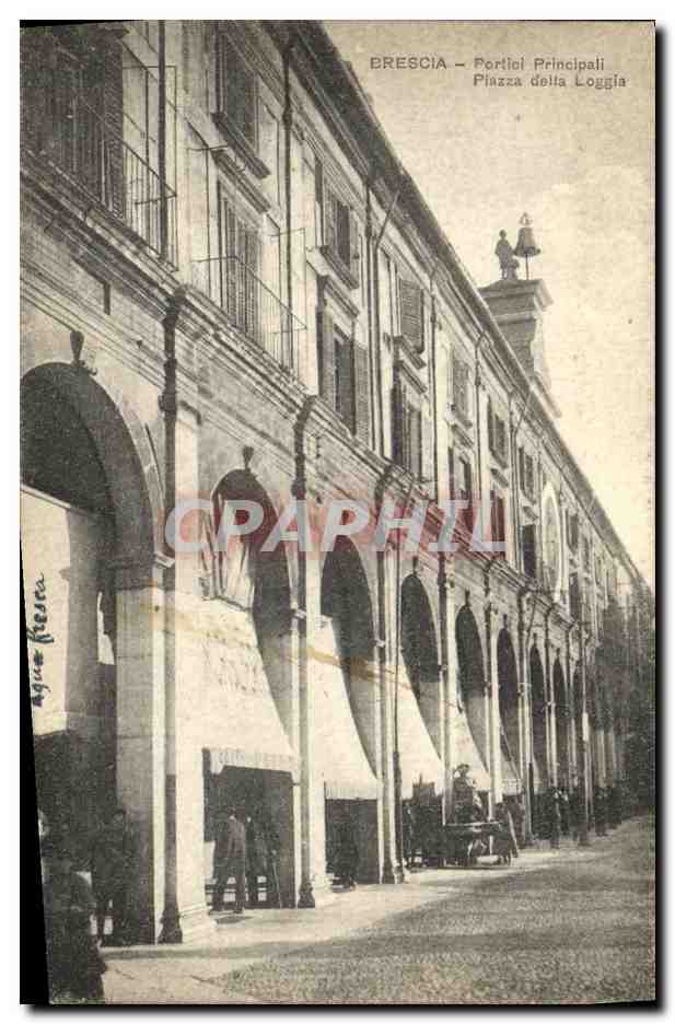 CPA Brescia Porticl Principali Piazza della Loggia