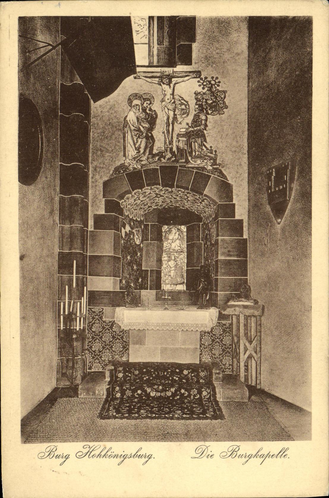 Burg Hohkönigsburg — Die Burghkapelle — éditeur non visible