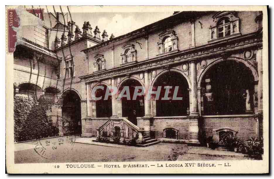 Toulouse — Hôtel d'Assézat — La Loggia XVIe siècle — LL