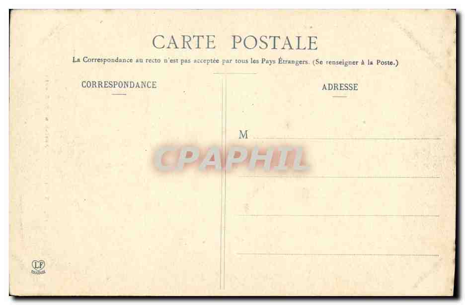 CPA Toulouse Abside De St Sermin — Verso