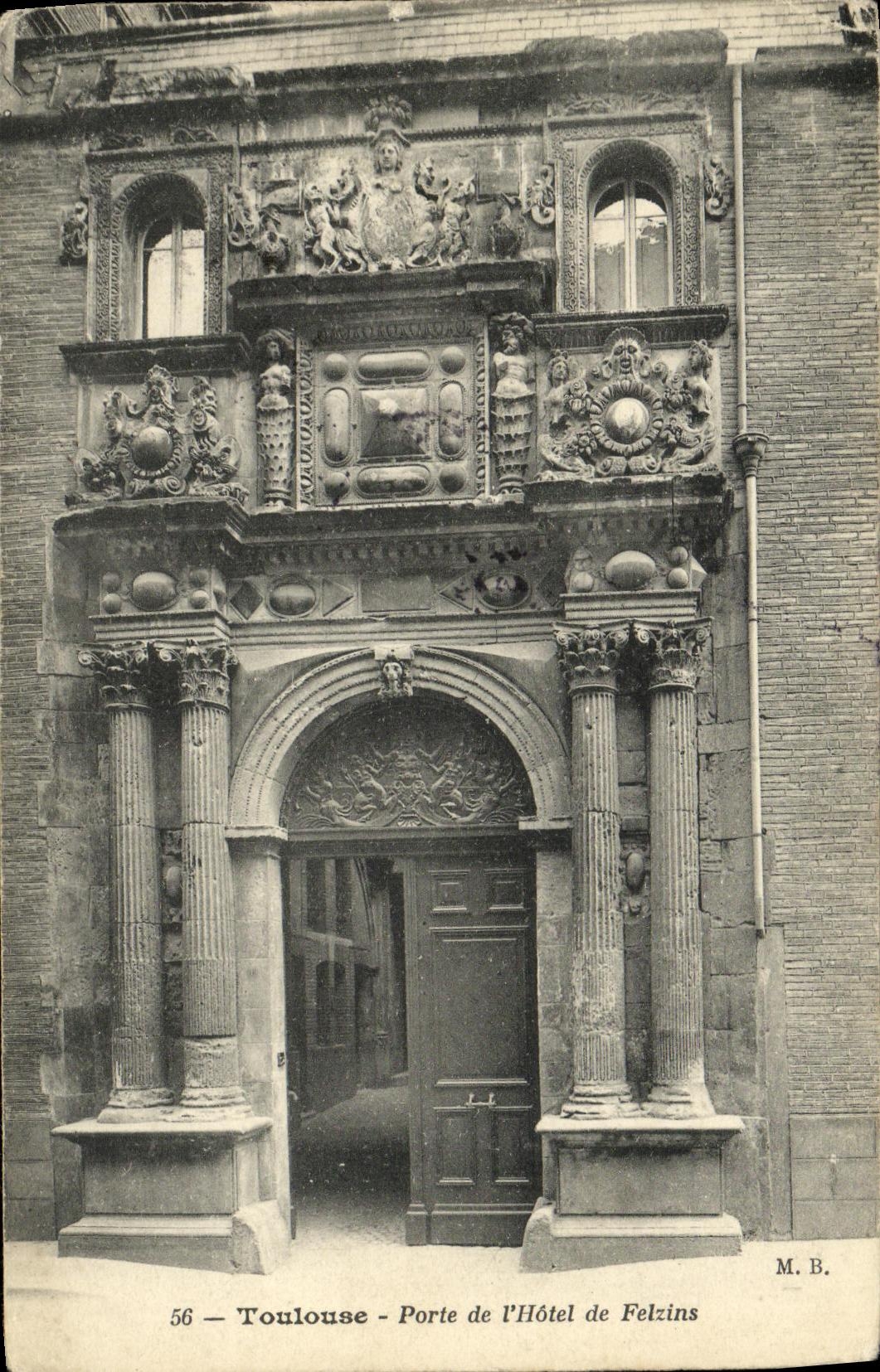 CPA Toulouse Porte de L Hotel de Felzins