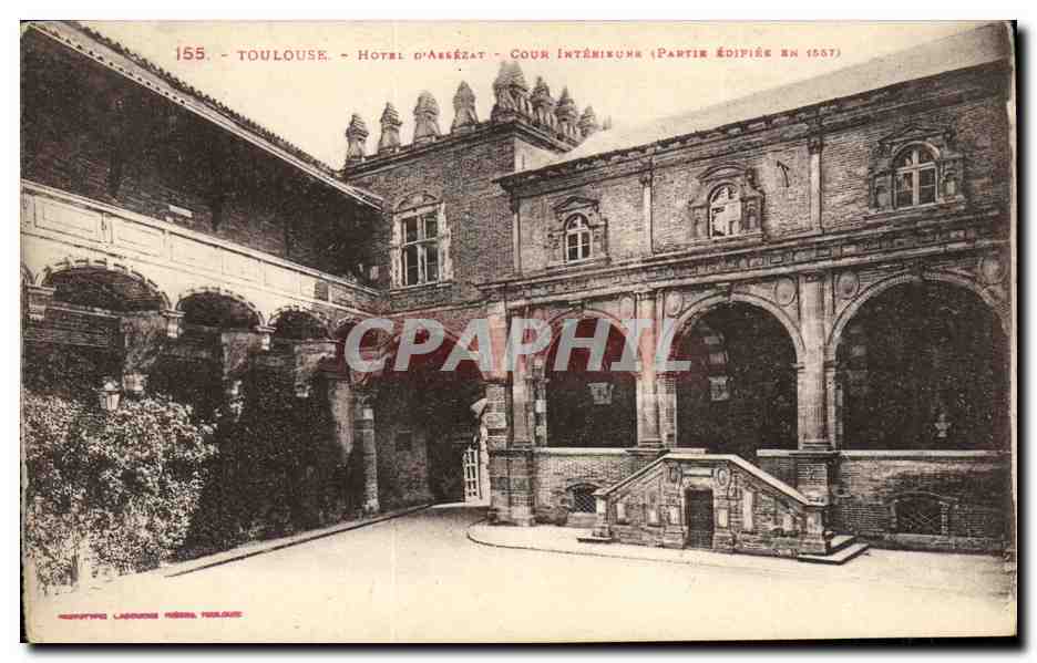 Toulouse - Hôtel d'Assézat - Cour intérieure (Partie édifiée en 1557)