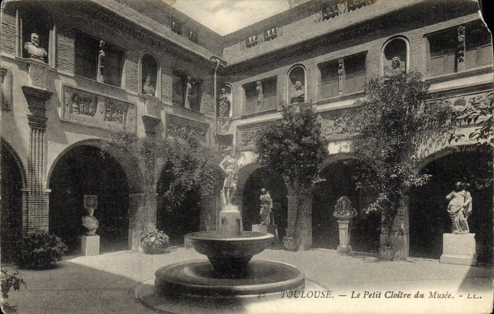 Toulouse — Le Petit Cloître du Musée — L.L. n°48 - Recto