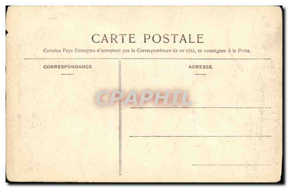 Tarjeta postal antigua Toulouse Saint Sernin Cristo Bizantino — Reverso