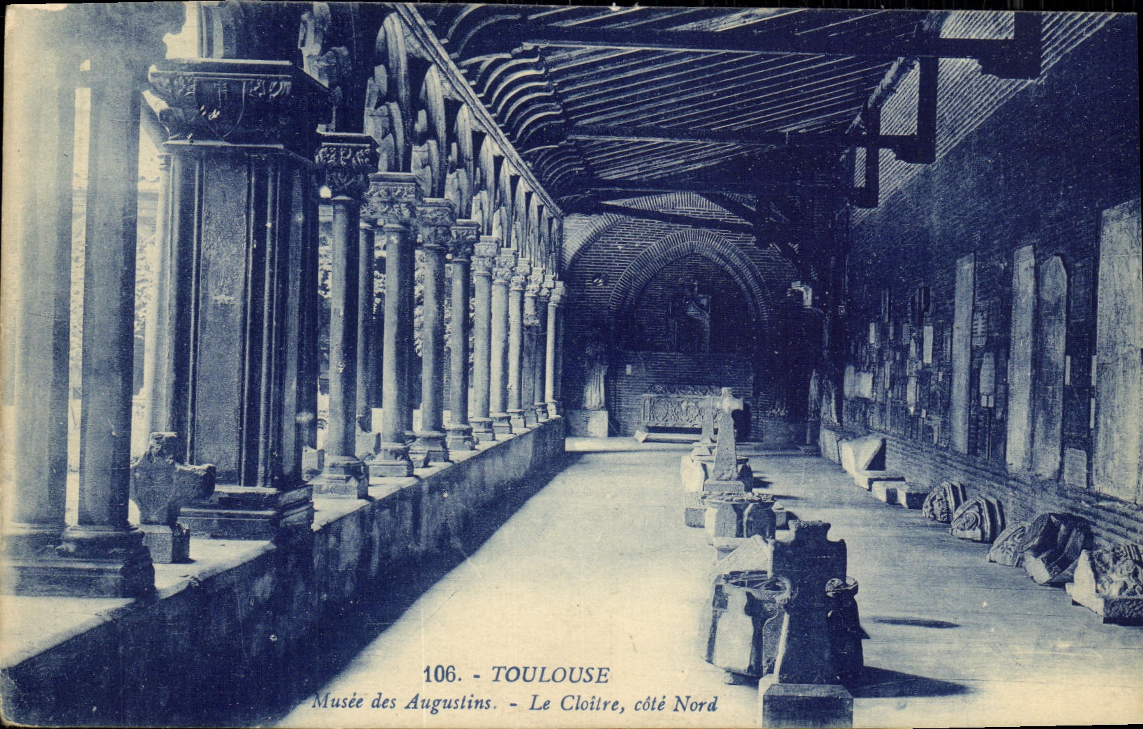 CPA Toulouse Musee Des Augustins Le Cloitre Cote Nord
