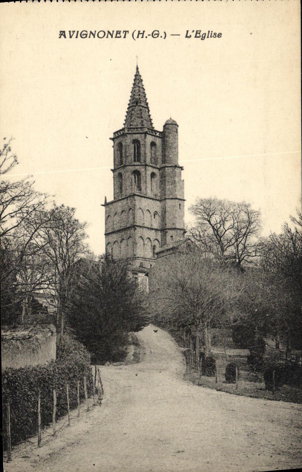 CPA Avignonet L Eglise