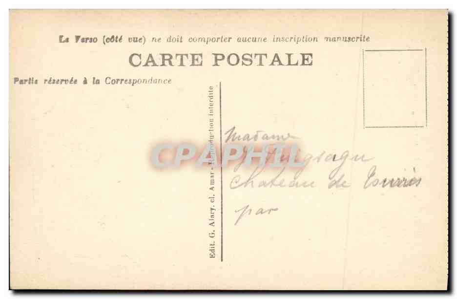 CPA Avignonet L Eglise — Rückseite