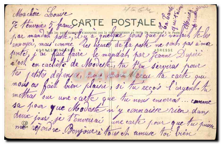 CPA Saint Bertrand De Comminges pres Luchon Les stalles — Verso
