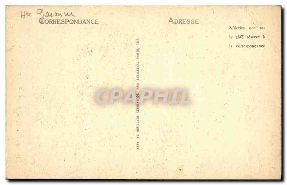 CPA Saint Bertrand De Comminges Porte Majou Femme et attelage de boeufs — Rückseite