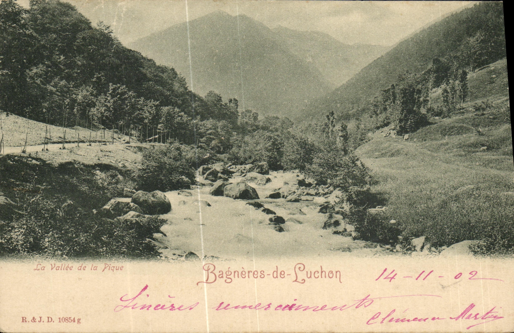 CPA Luchon Bagneres La vallee de la Pique