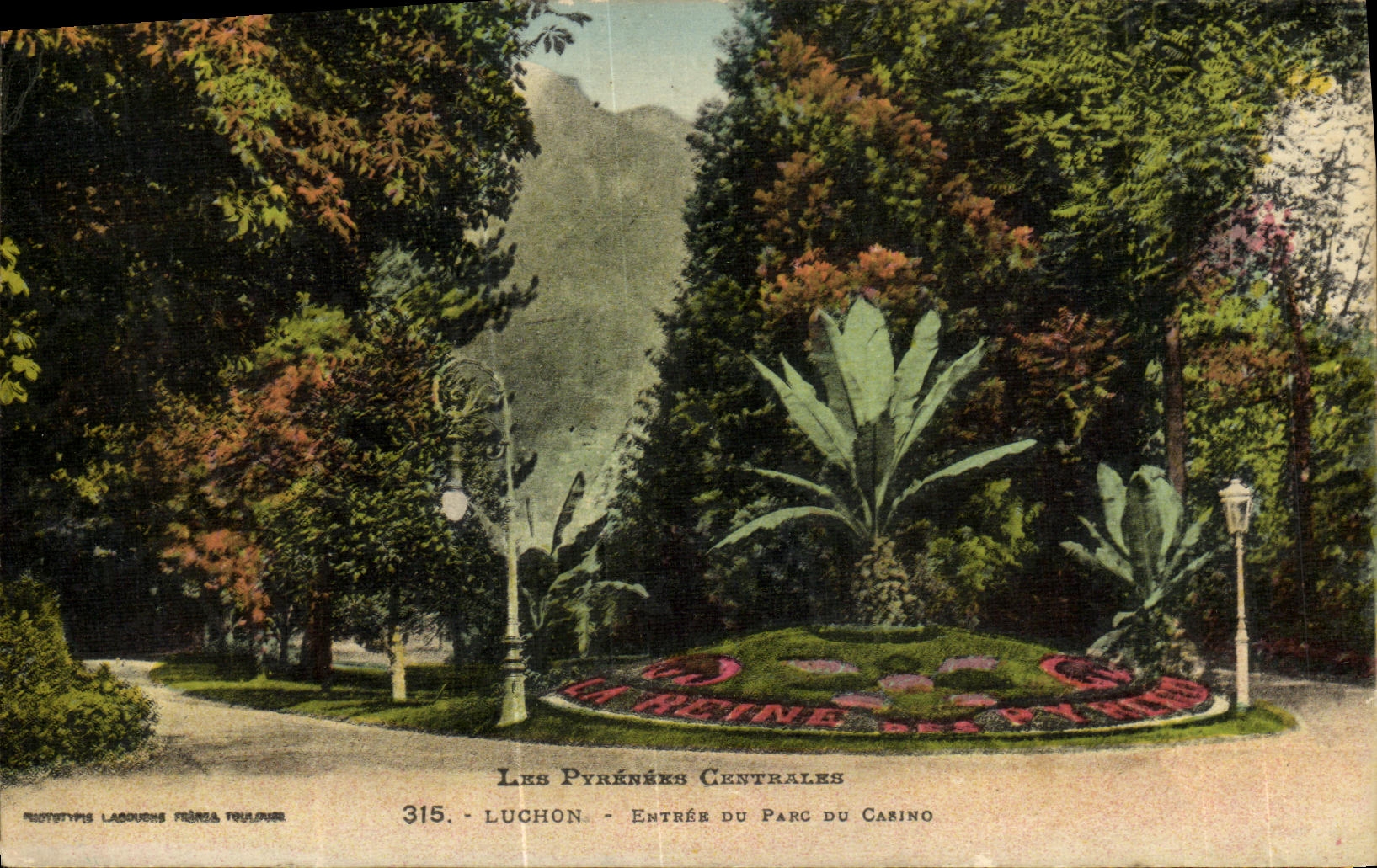 Central Pyrenees — Entrance to the Casino Park — Luchon — Phototypies Lacouchs Frères Foulour