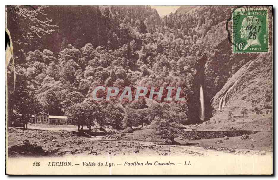 CPA Luchon Vallee du Lys Pavillon des Cascades