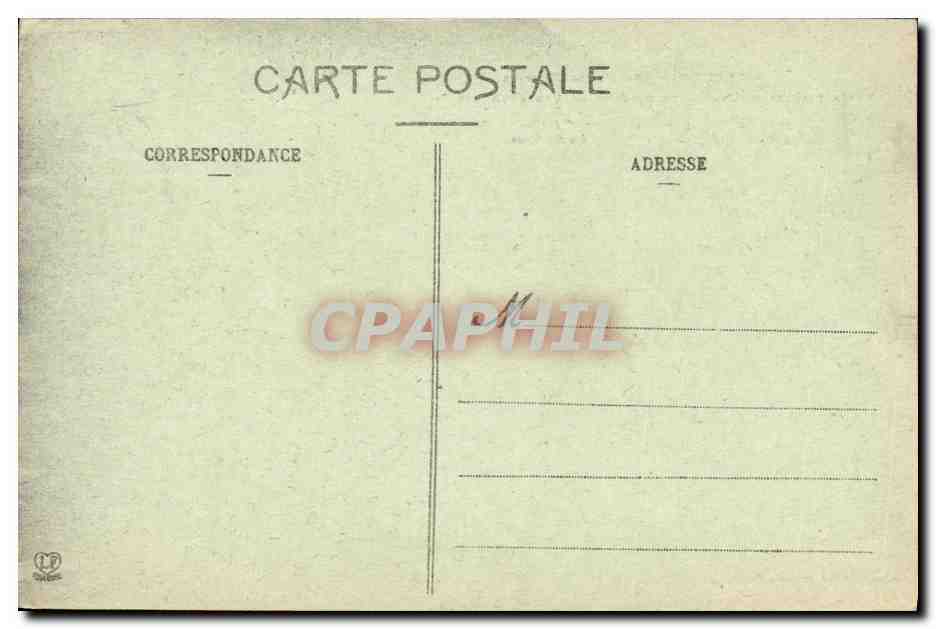 CPA Luchon Les monts maudits vus a travers l echancrure du Port de Venasque — Rückseite