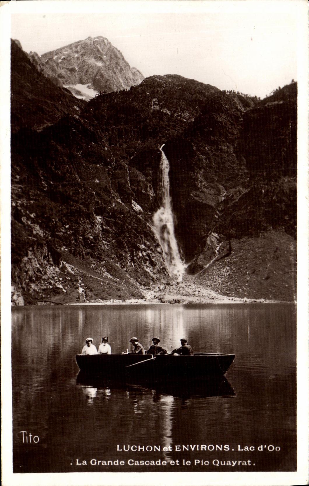 Luchon et Environs — La Grande Cascade et le Pic Quayrat — Tito