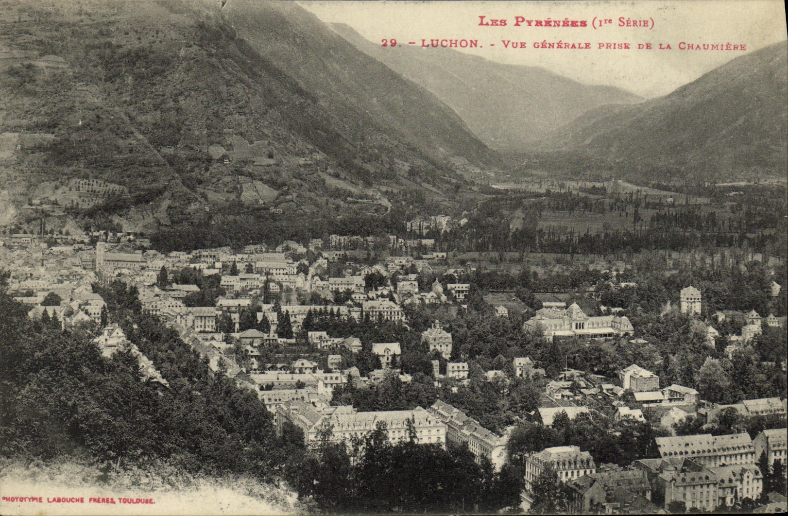 CPA Luchon Vue Generale Prise De la Chaumiere