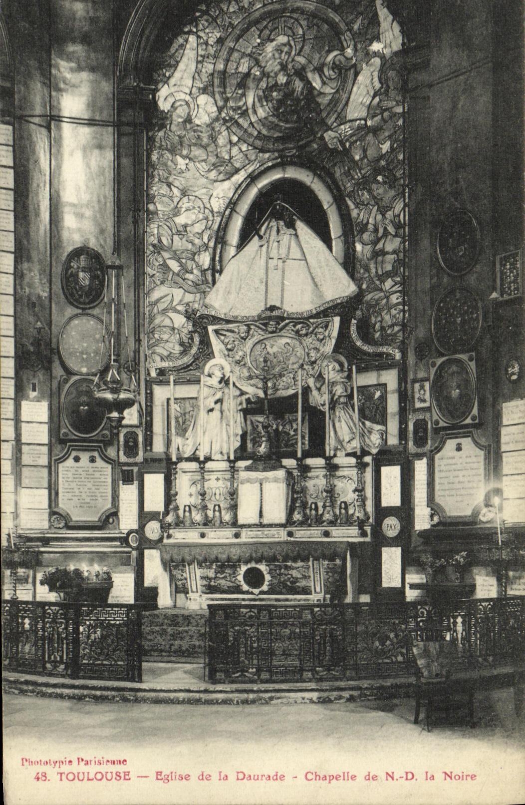 CPA Toulouse Eglise de la Daurade Chapelle de ND la noire 