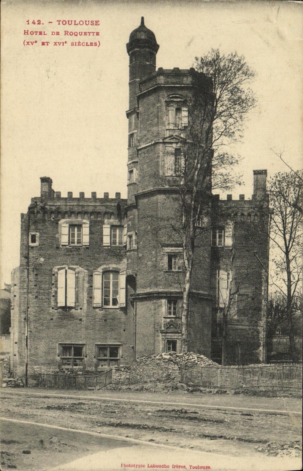 CPA Toulouse Hotel De Roquette