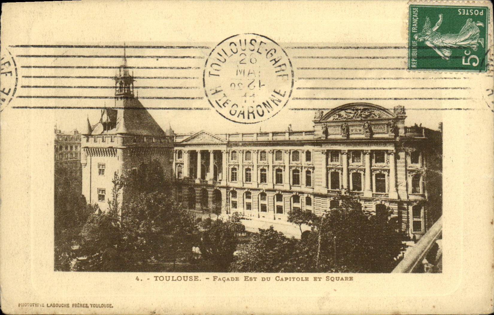 CPA Toulouse Facade Est Du Capitole