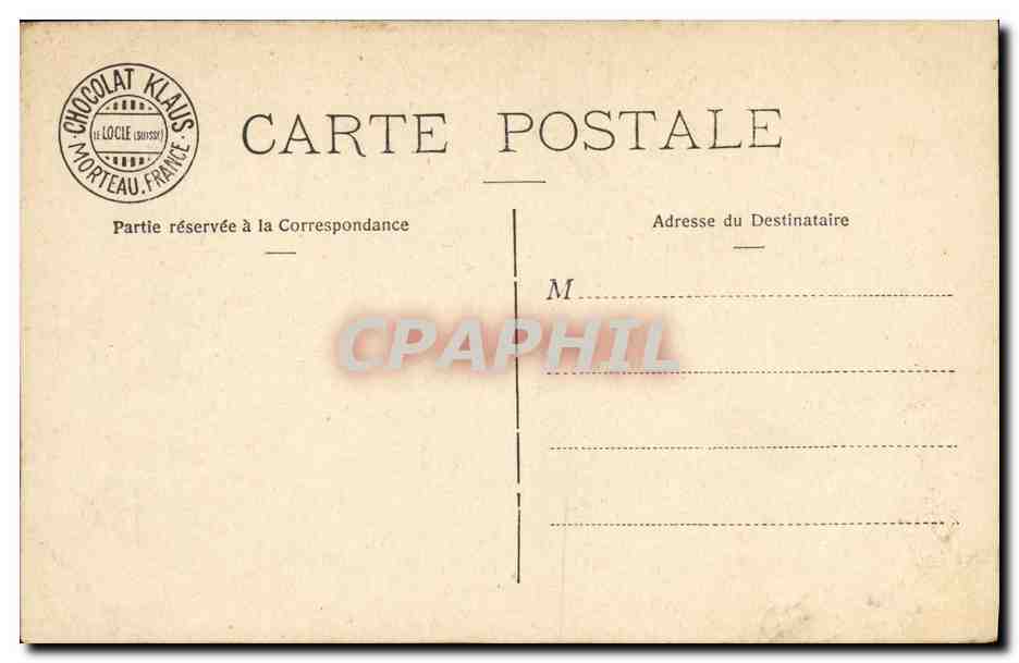 CPA Toulouse Eglise saint Sernin Chocolat Klaus — Verso