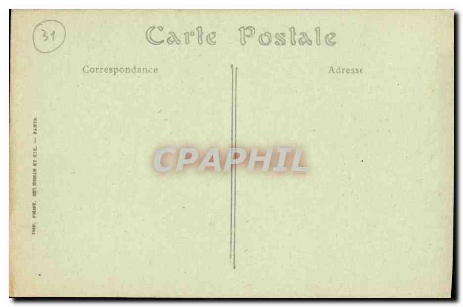 CPA Toulouse Vue Prise Sur les Jacobins — Rückseite
