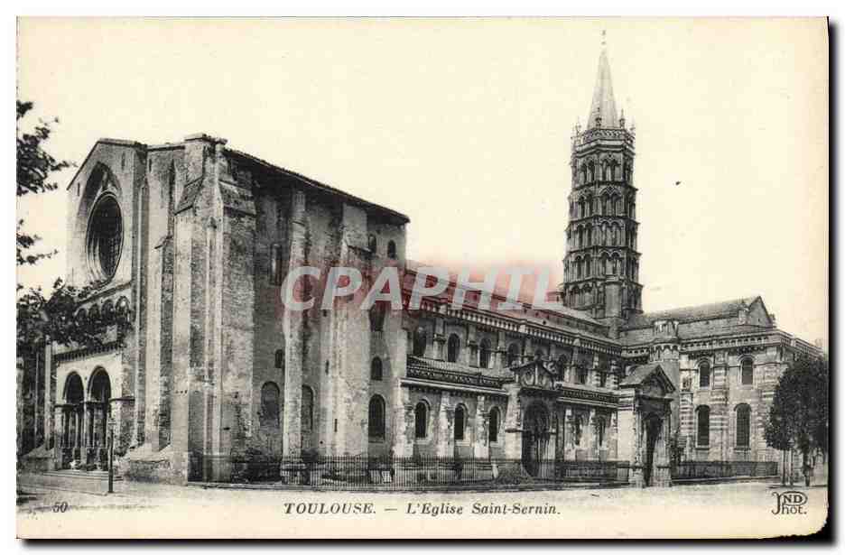 CPA Toulouse L Eglise Saint Sernin