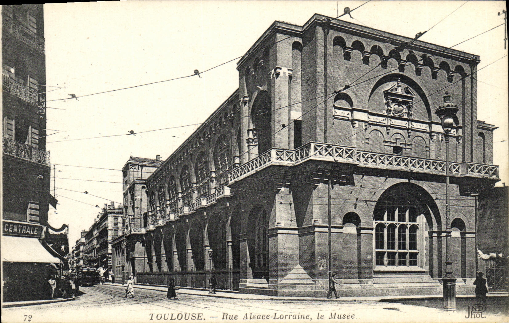 CPA Toulouse Rue Alsace Lorraine Le Musee