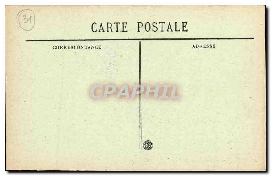CPA Toulouse Perspective du pon tneuf — Verso
