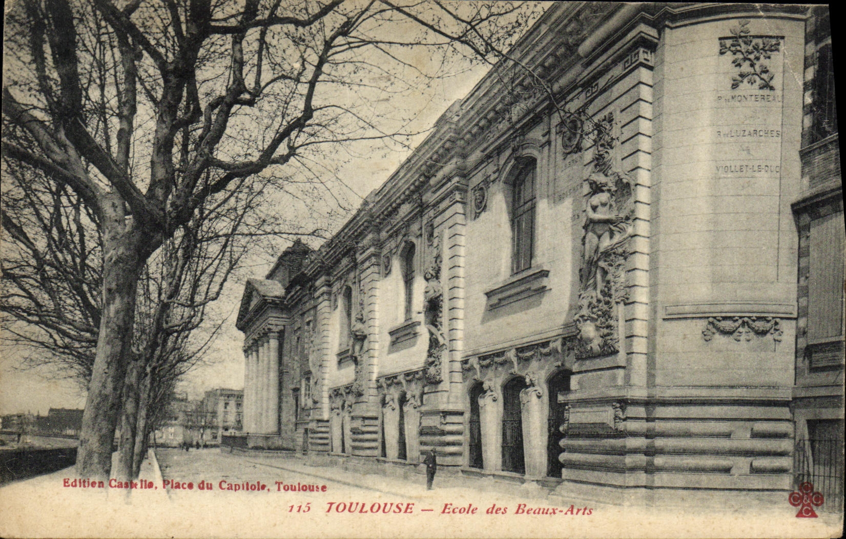CPA Toulouse Ecole Des Beaux Arts