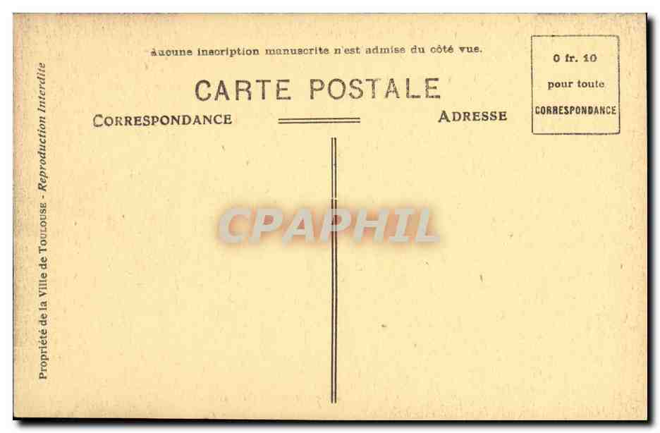 Toulouse — Musée d'Histoire Naturelle — Salle Lartet et Cartailhac — Rückseite