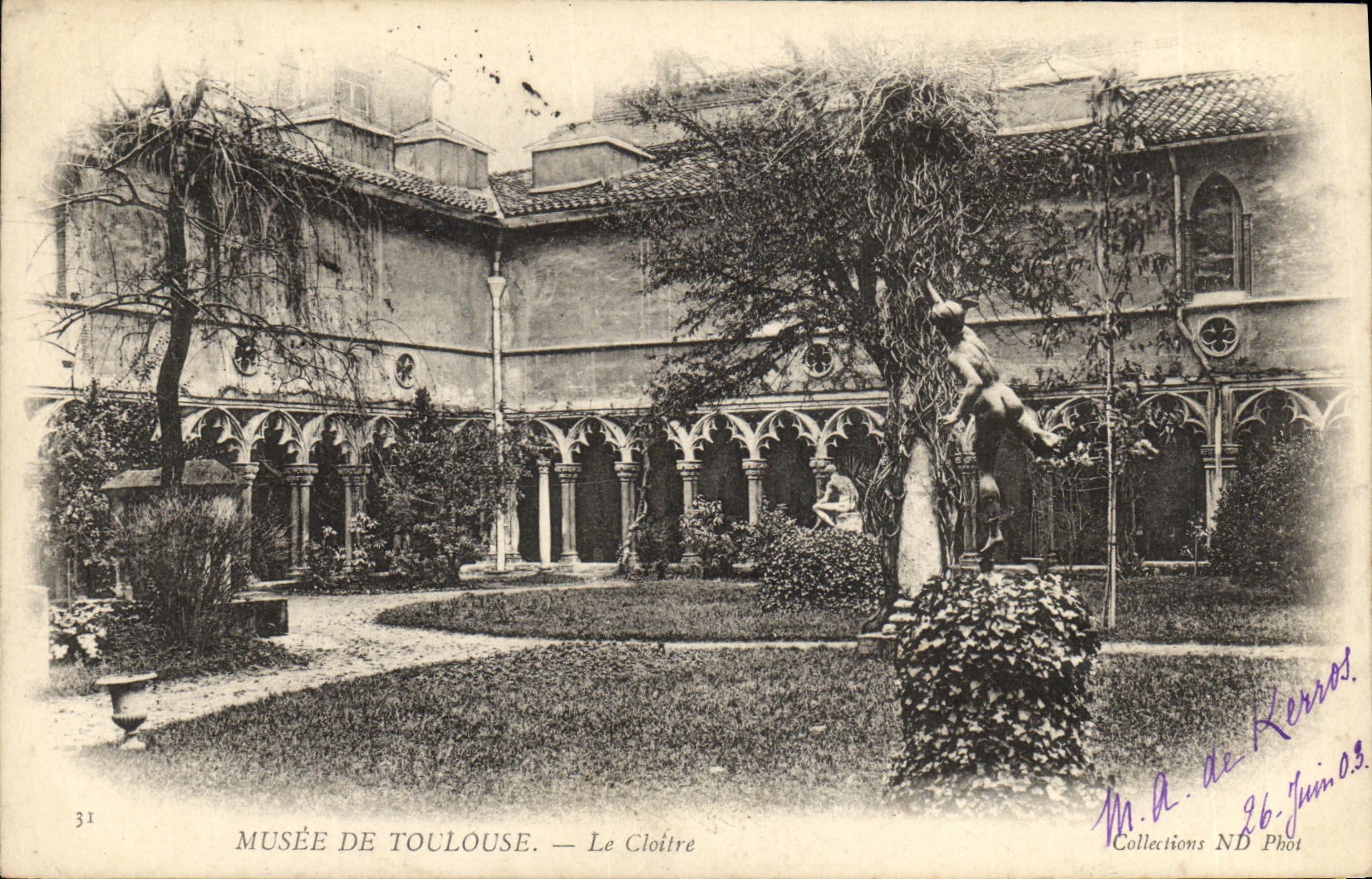 CPA Toulouse Musee Le cloitre 