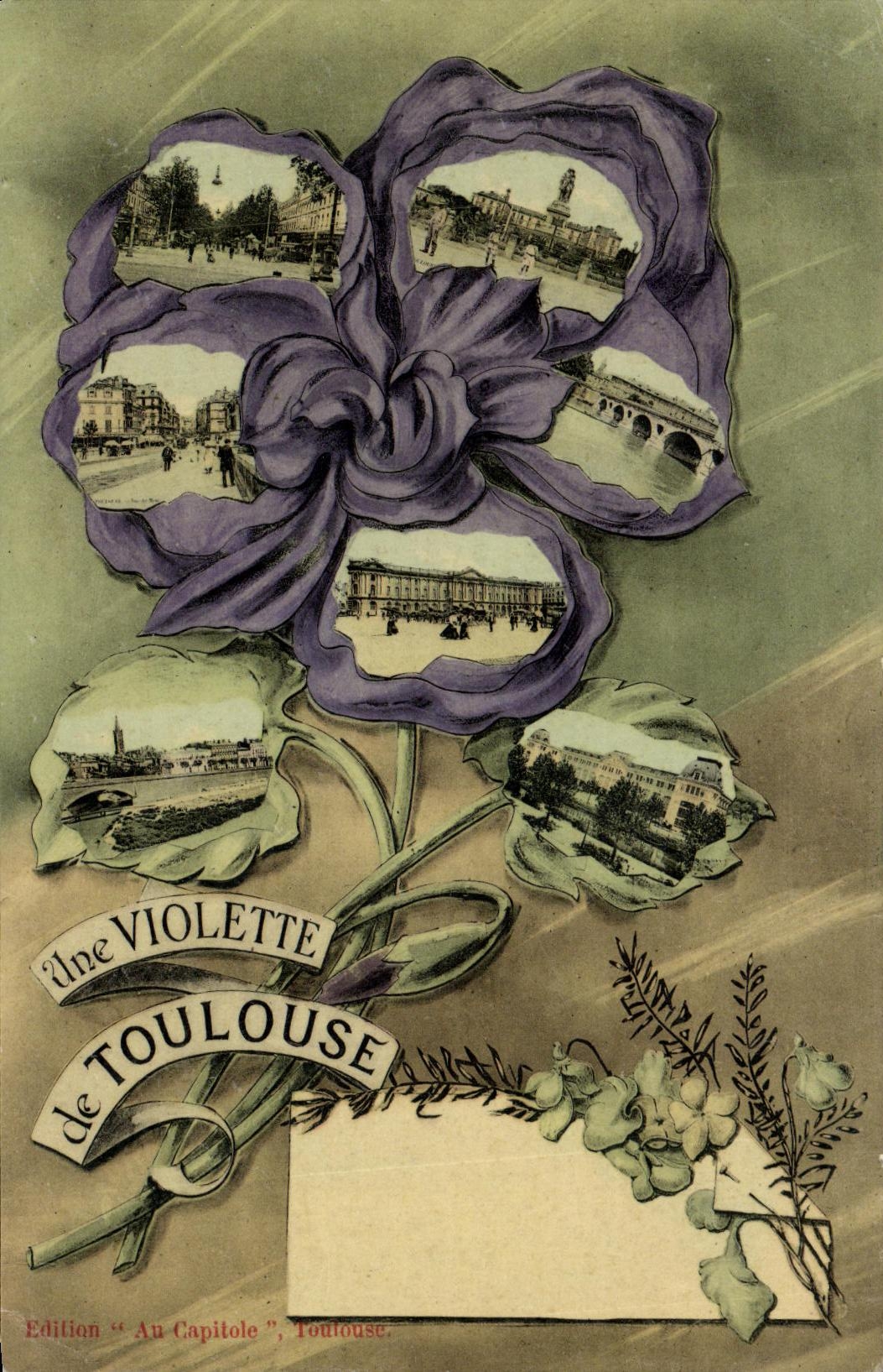 CPA Toulouse Un voilette 