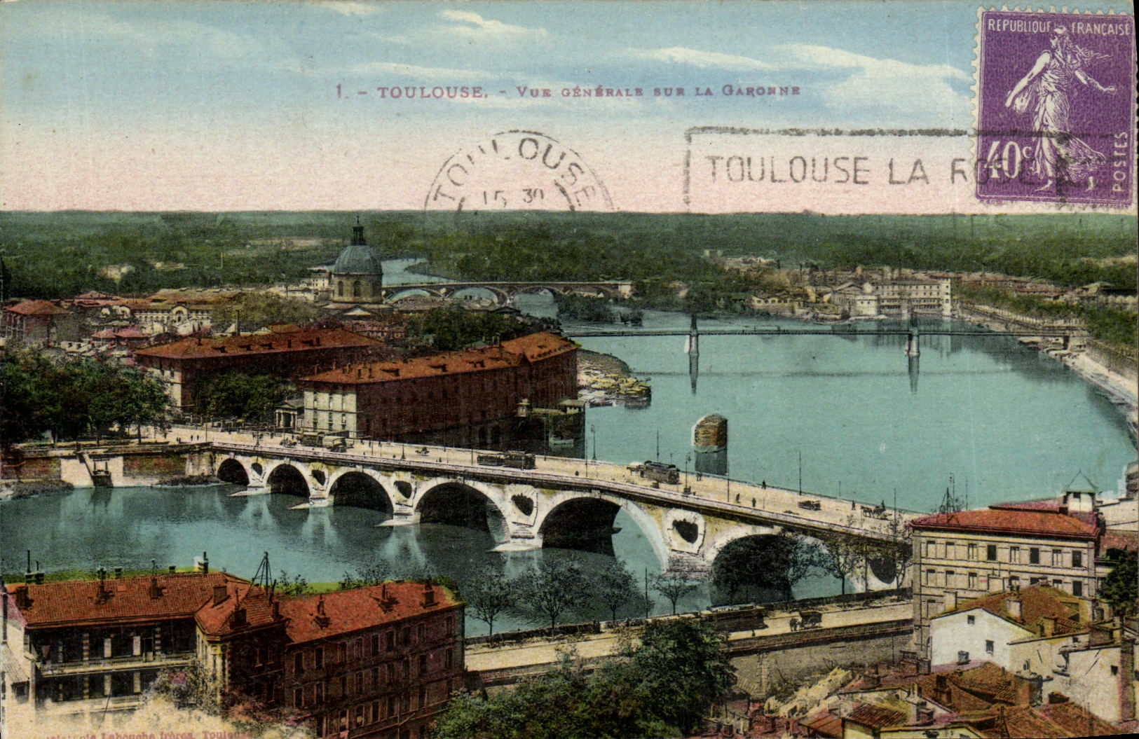 CPA Toulouse Vue Generale Prise du Clocher de la Dalbade