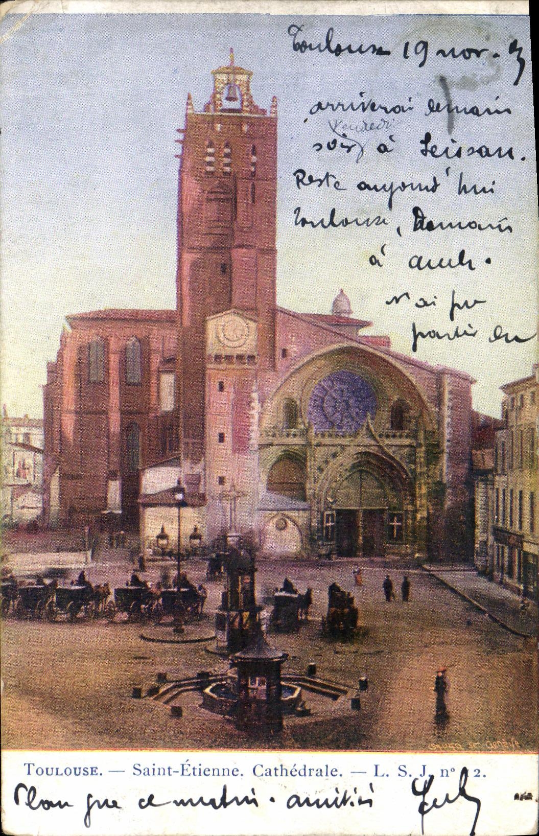 Toulouse — Saint-Étienne. Cathédrale — L. S. J. n° 2.