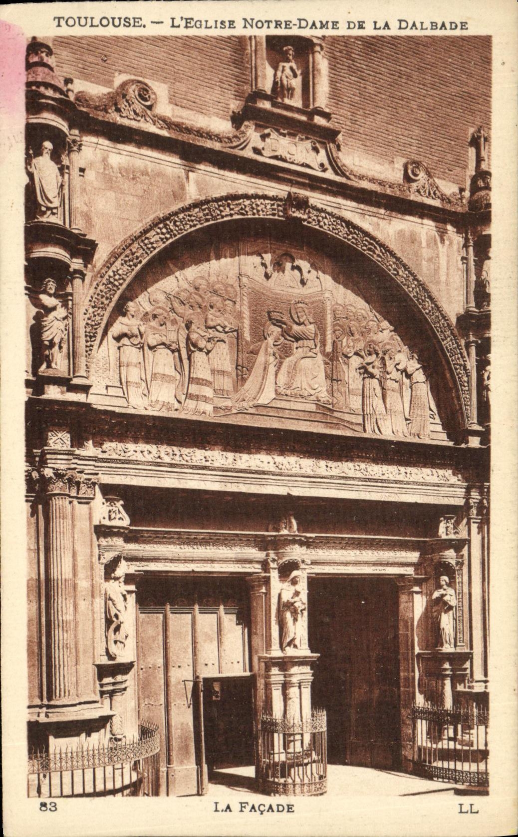 Toulouse — L'église Notre-Dame de la Dalbade — La façade