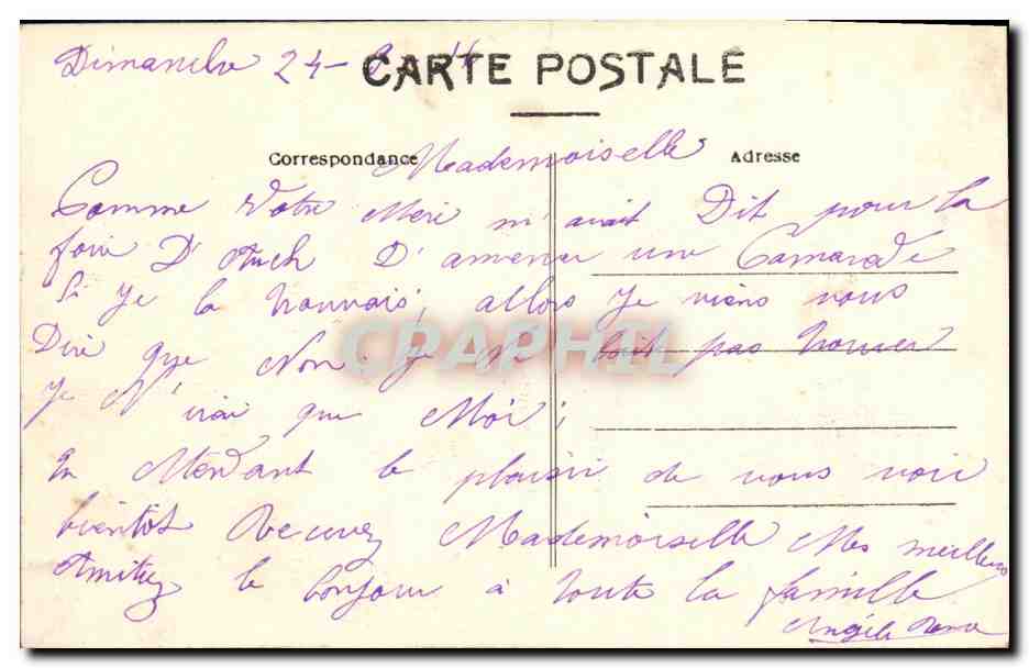 Toulouse — Rond-Point Lafayette — Édition Clarence-Isaure — Verso