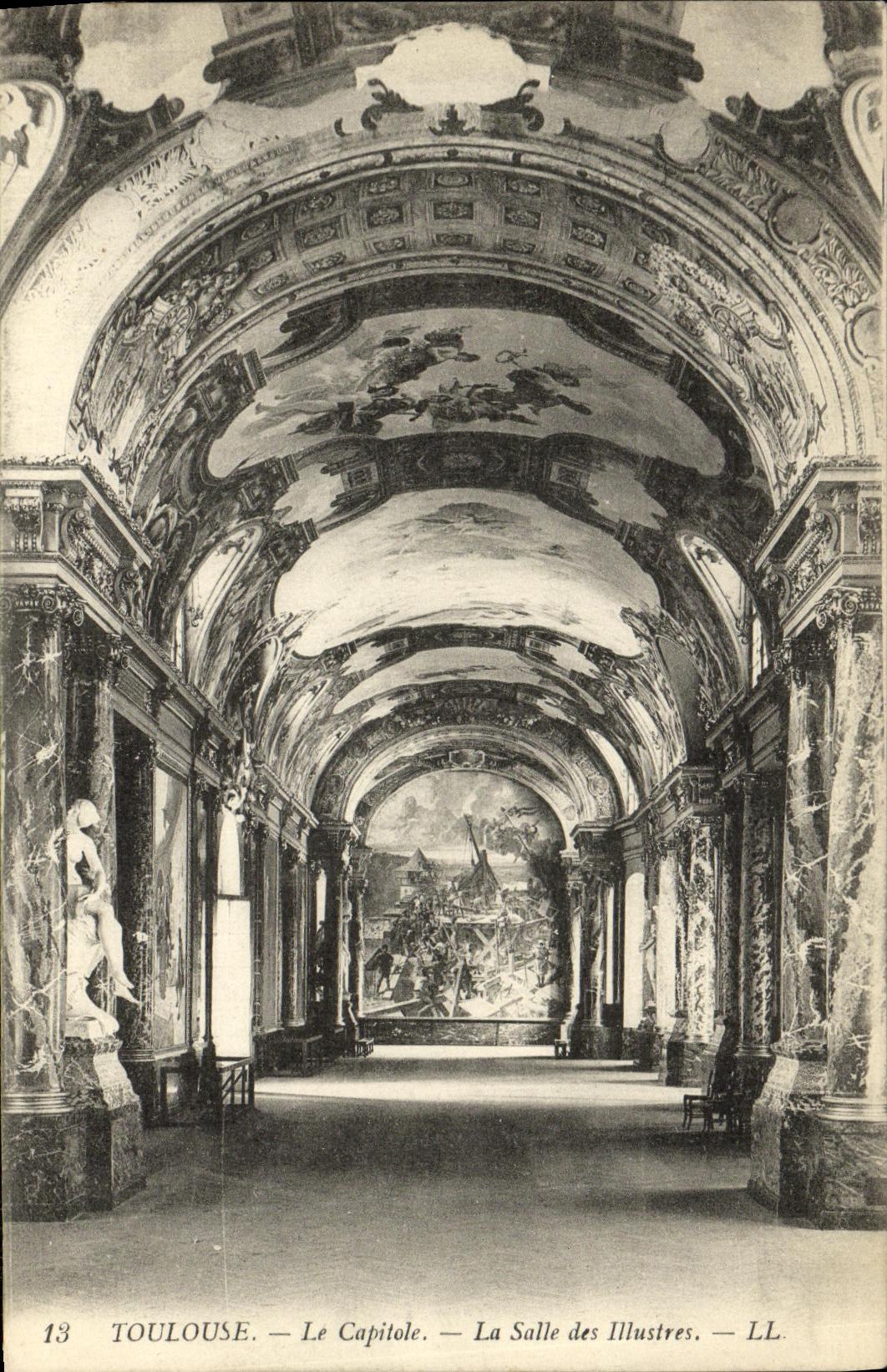 CPA Toulouse Le Capitole La Salle Des Illustres